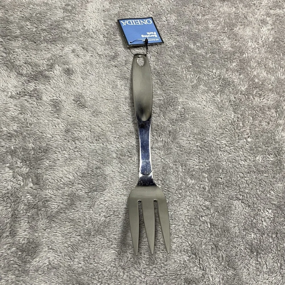 Oneida 18/8 Stainless Steel Serving Fork 10
